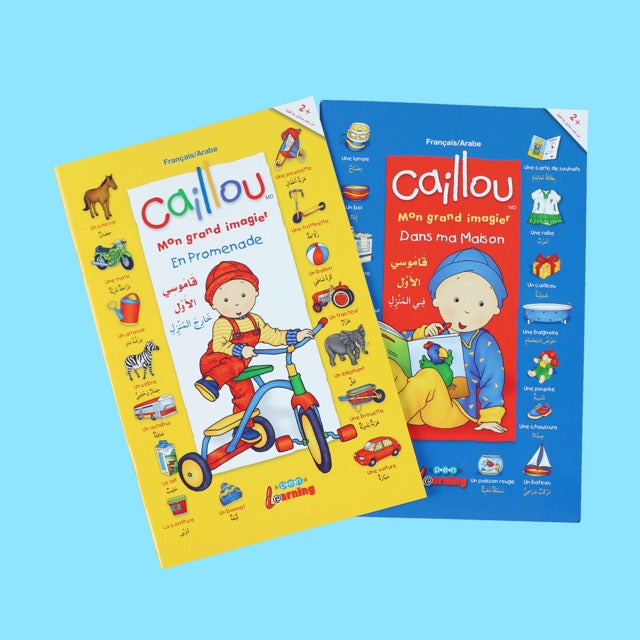 Dictionnaires illustrés Caillou pour enrichir le vocabulaire des enfants