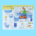 Dictionnaire illustré Caillou ouvert avec images et vocabulaire pour enfants