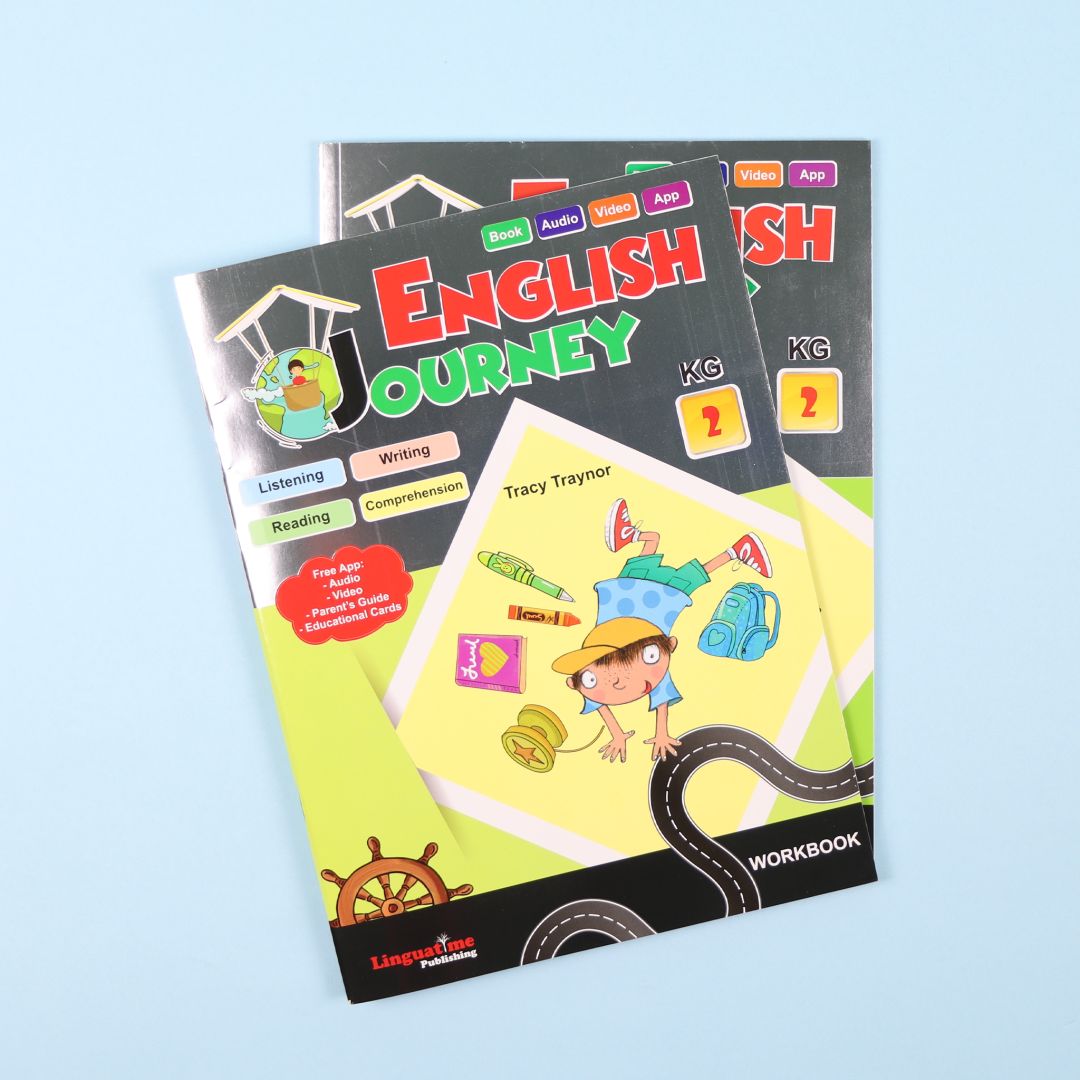 English Journey KG2 كتاب تعليم اللغة الإنجليزية للأطفال مع كتاب تمارين وتطبيق تفاعلي