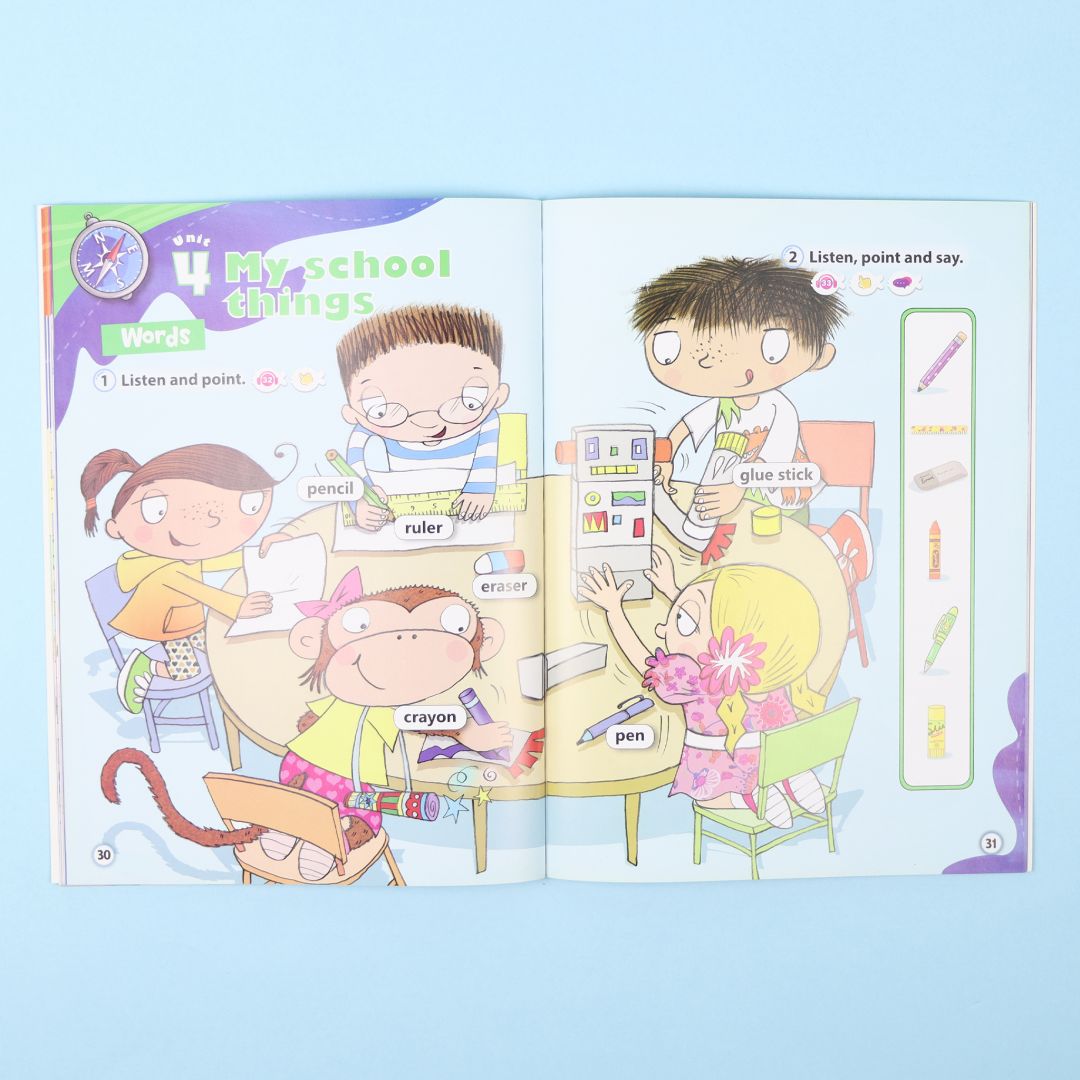 صفحات داخلية من English Journey KG2 كتاب تعليم اللغة الإنجليزية للأطفال